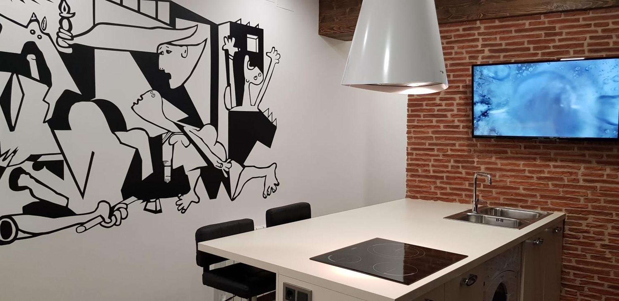 Picasso Callao Wifi Free - Temporada Rental Workers & Stud Madrid Luaran gambar